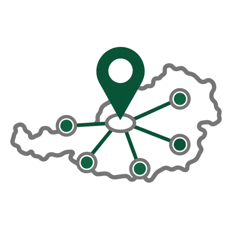Icon Technische Gebietsvertretung Symbol für technische Gebietsvertretung und regionale Betreuung